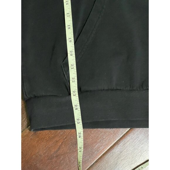 Adidas Black Hoodie with Classic Three Stipes Mens size Medium - Picture 9 of 10